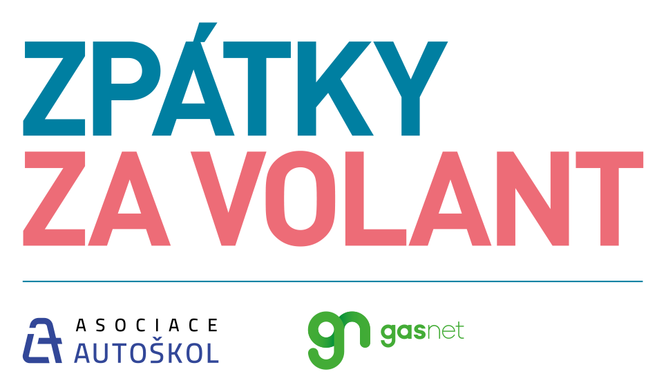 Zpátky za volant – logo projektu Asociace autoškol ČR